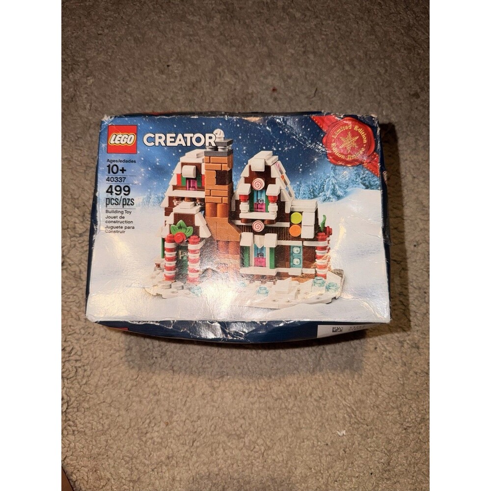 LEGO 40337 Lmtd Edition Microscale Gingerbread House MIB Factory Sealed Retired